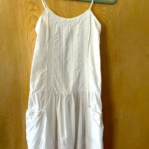 White beach dress